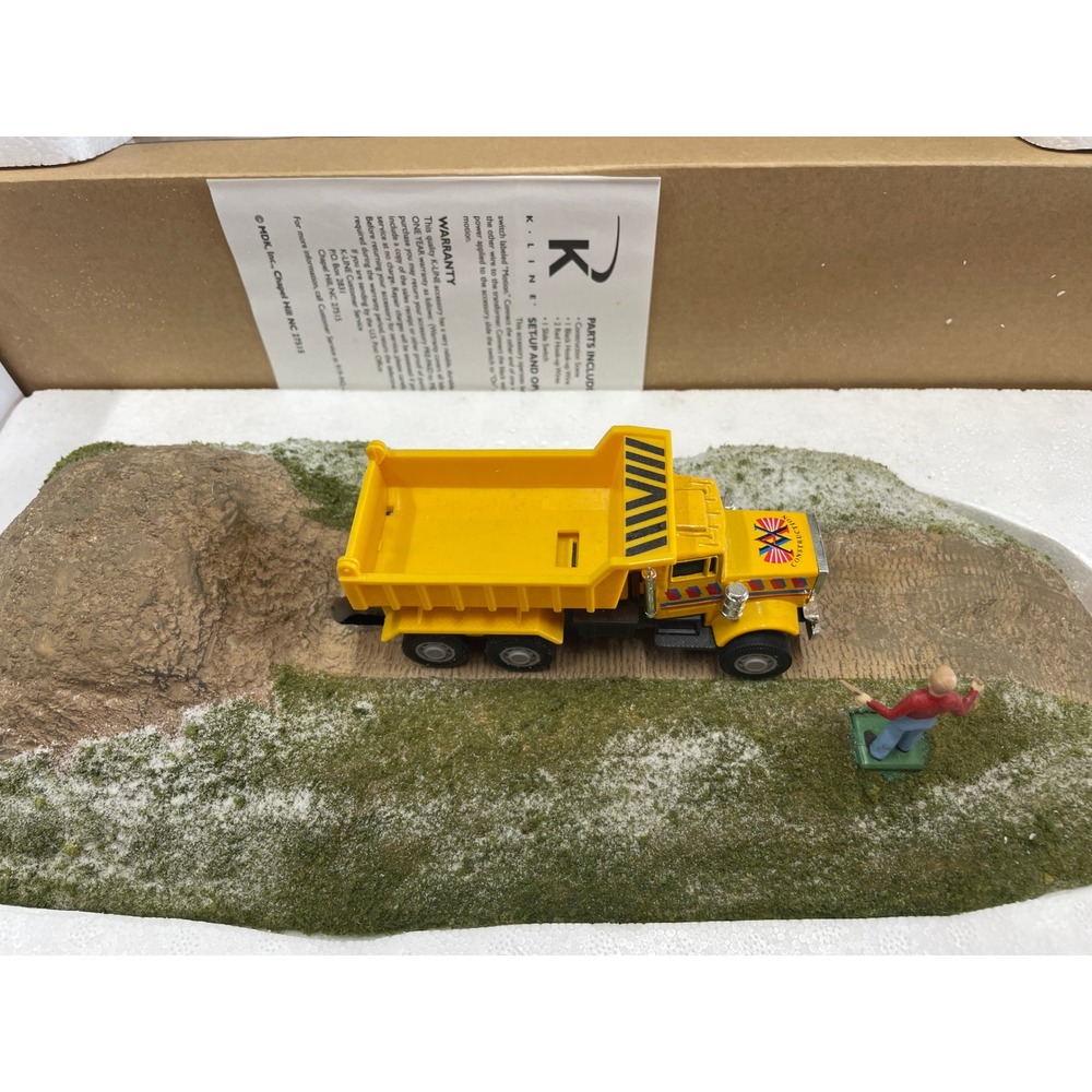 K-Line K-42414 Action Accessories Operating DUMP TRUCK O Scale Train Layout